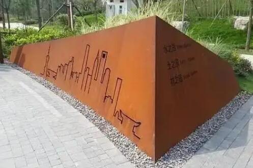 冯坡镇耐候钢挡土墙